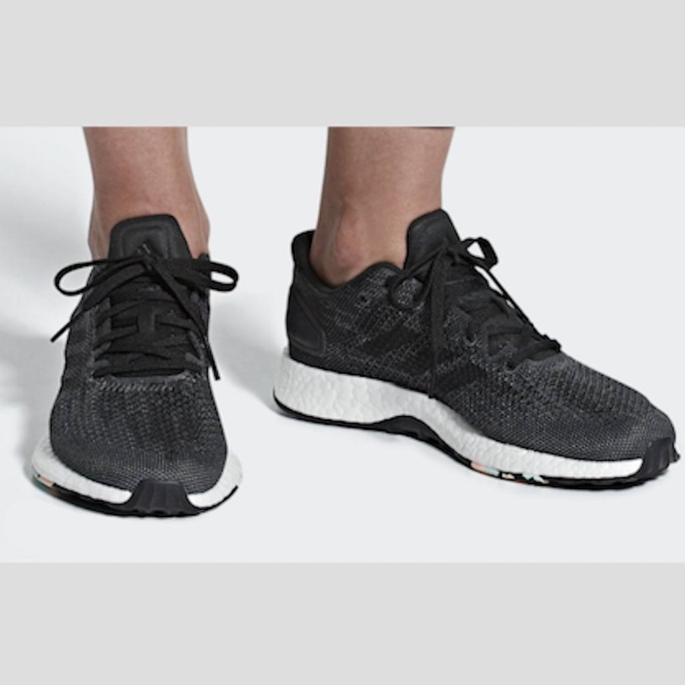 Adidas Gym Shoe Black Size 9 PureBoost Running